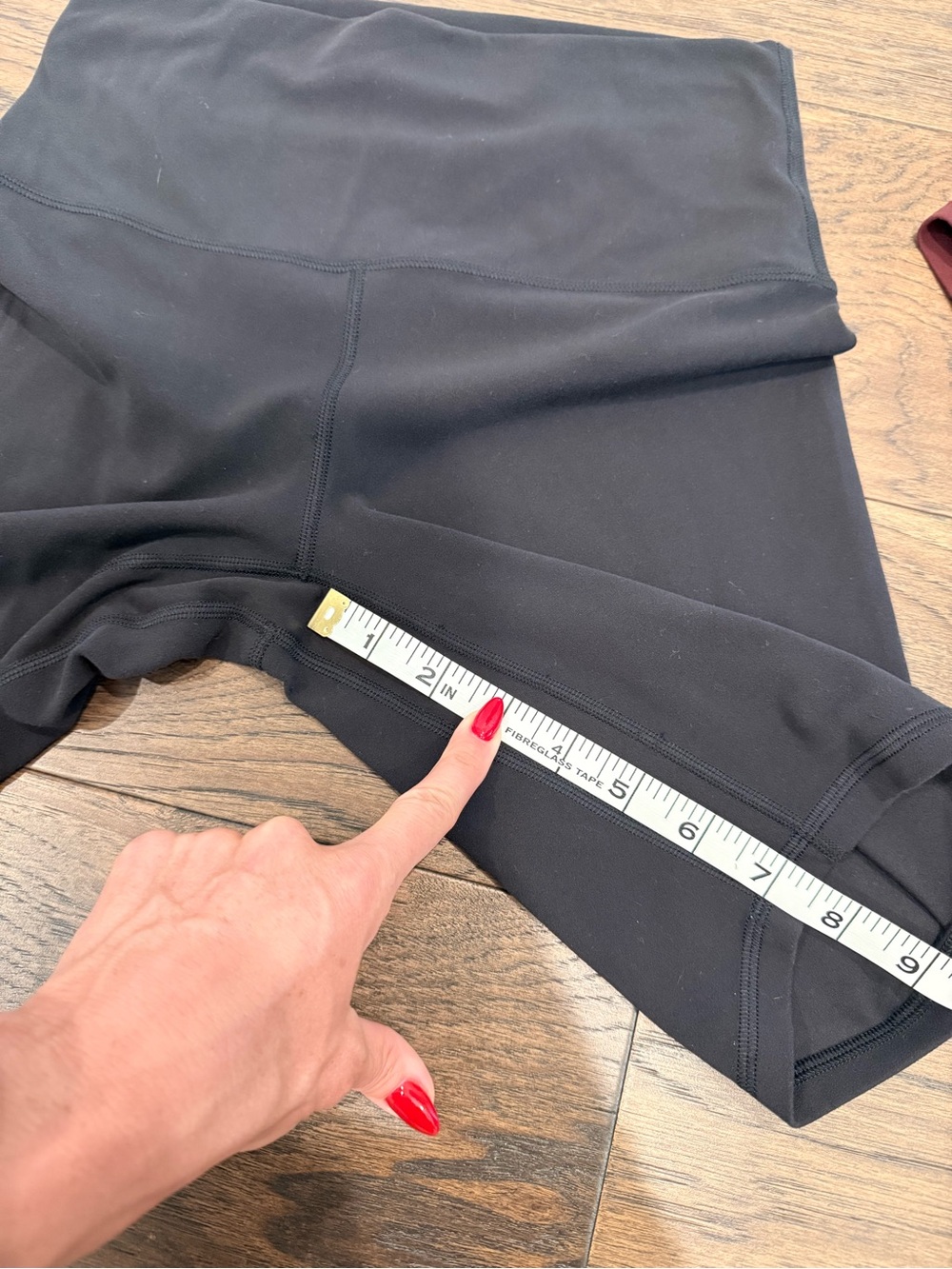 Lululemon Align Black High-Rise Biker Shorts, 8” - Picture 3 of 5